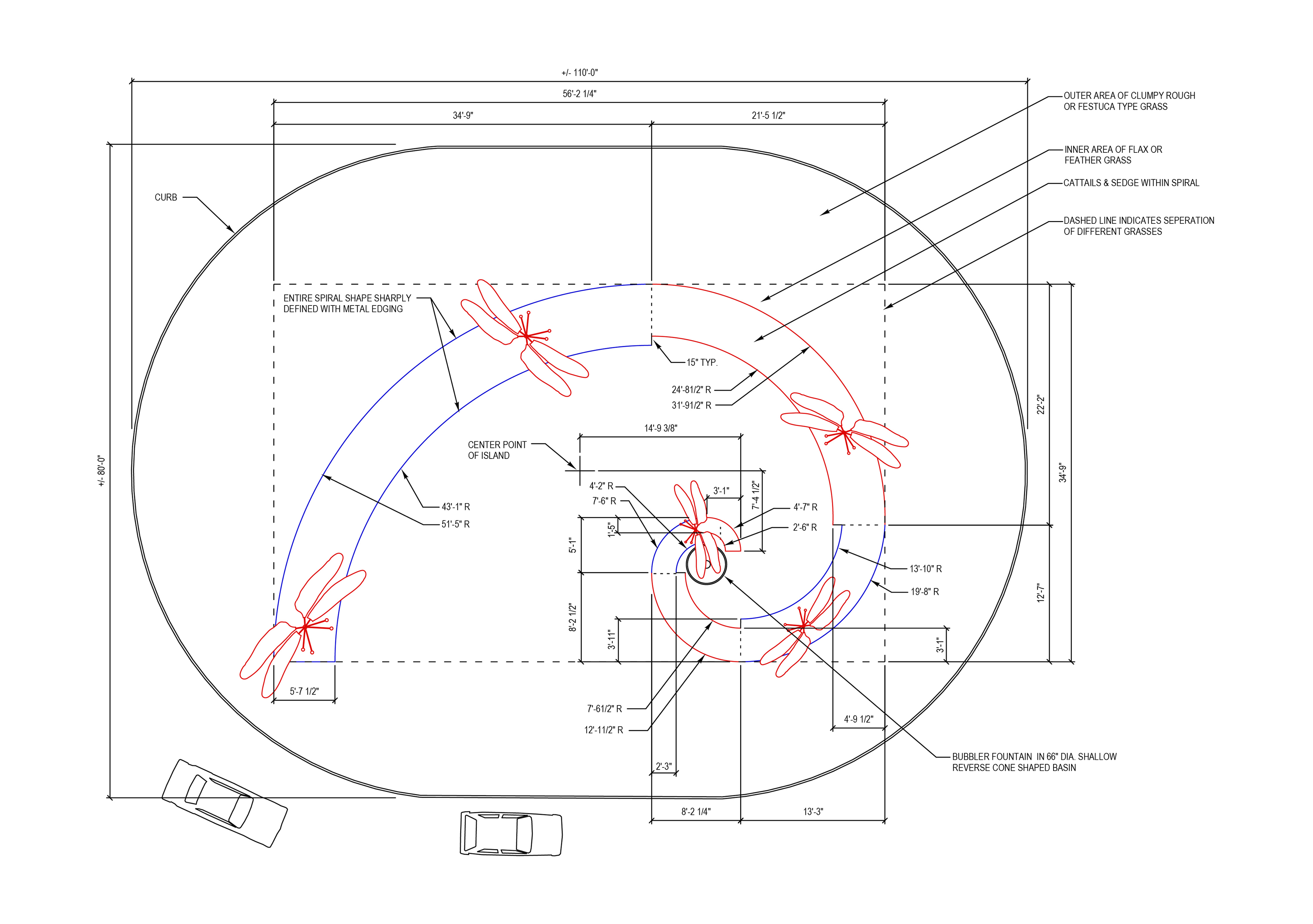 Detail of Dragonfly Layout